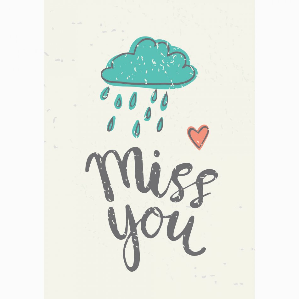 Collega Miss you - rain & heart