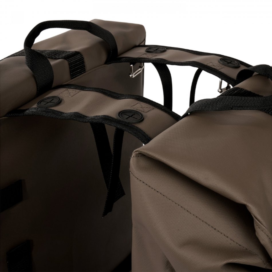 Double Cargo Bike Bag 38L- Brown