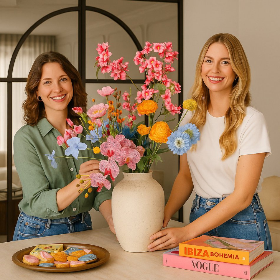 Kleurenfontein - Zijden Boeket