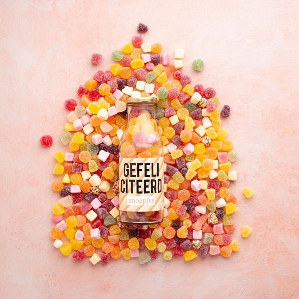Gefeliciteerd snoepjes