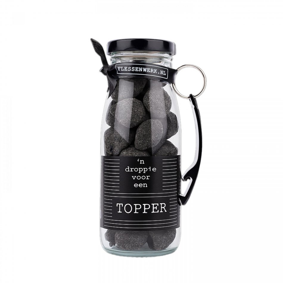 Dropflesje 250 ml ‘n Droppie voor een Topper!