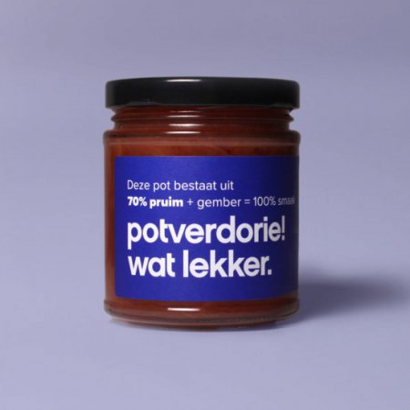 Potverdorie! Pruimen-gemberspread, 210 ml