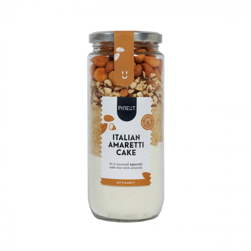 Pineut Cake jar Italian Amaretti Cake