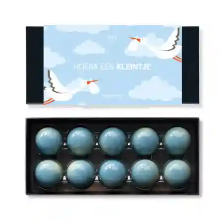 Geboorte Bonbons Blauw 10 stuks
