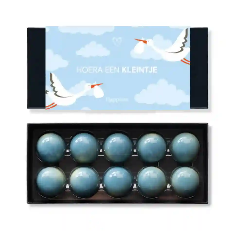Geboorte Bonbons Blauw 10 stuks