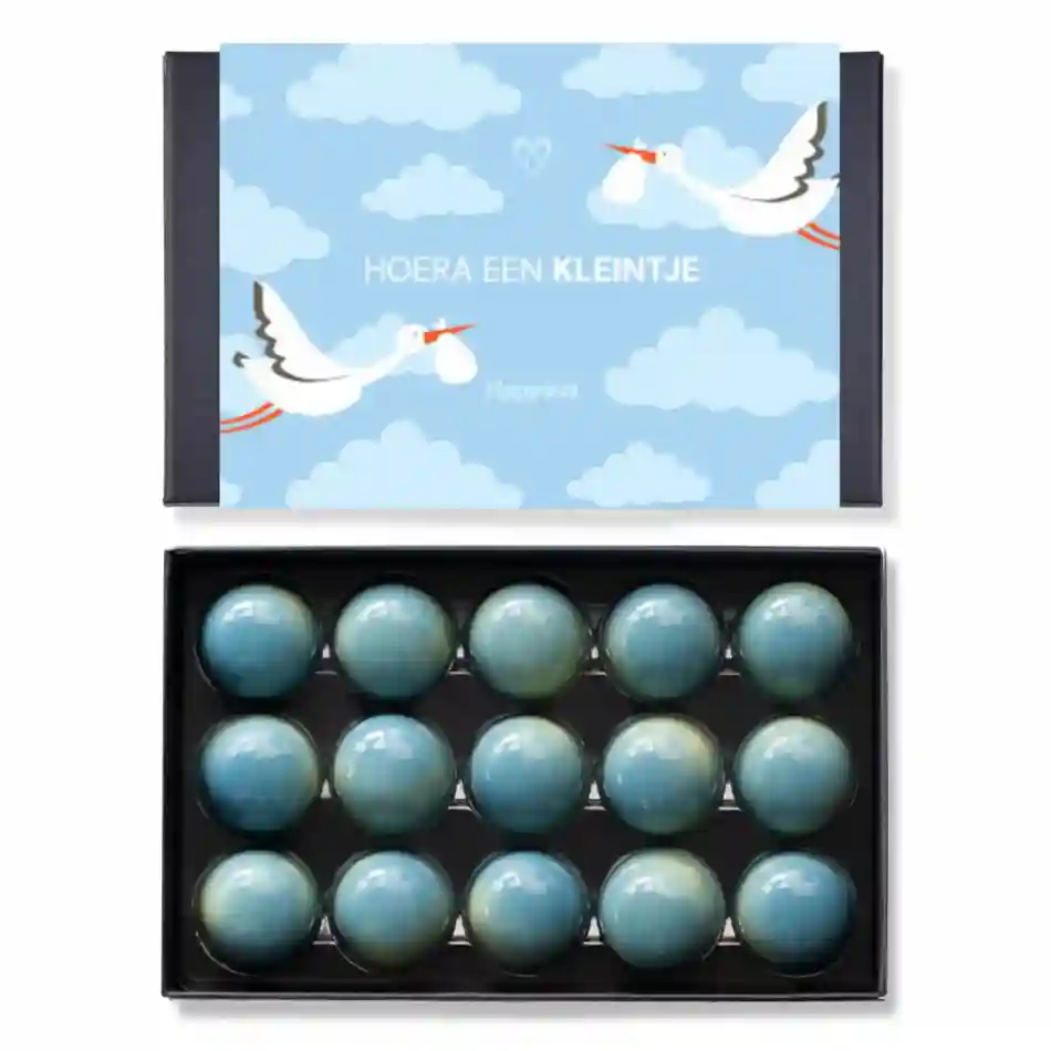 Geboorte Bonbons Blauw 15 stuks